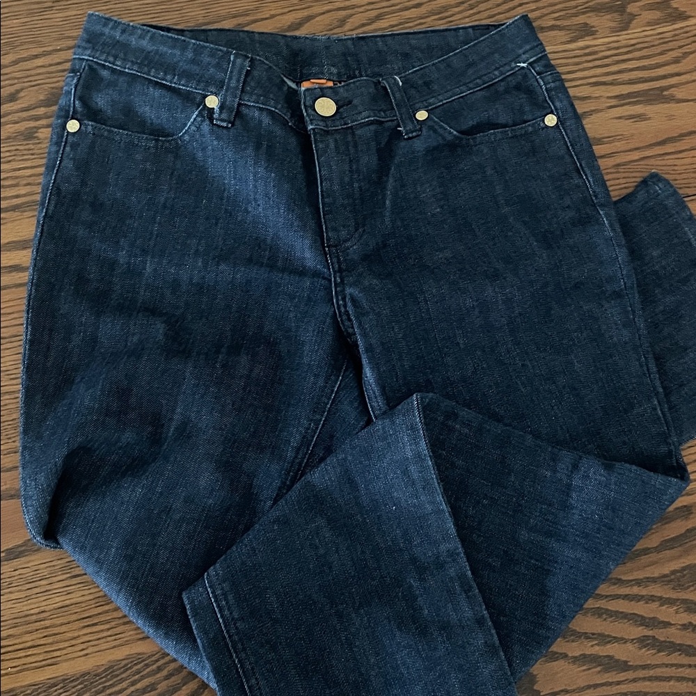 Dark Blue Denim Tory Burch skinny Jeans